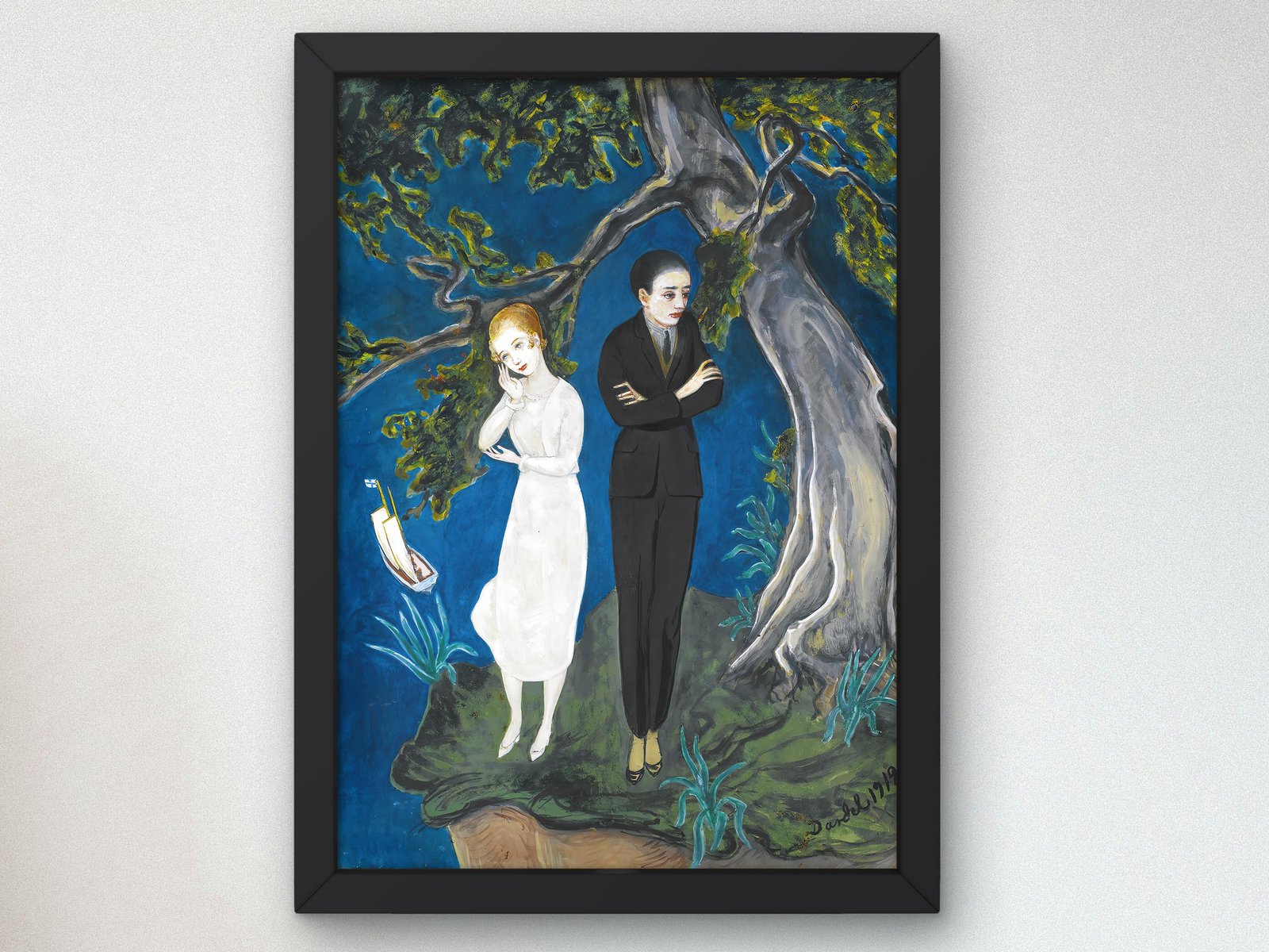 Untitled by Nils Dardel, 1919, Expressionism and Fauvism, fine art print
