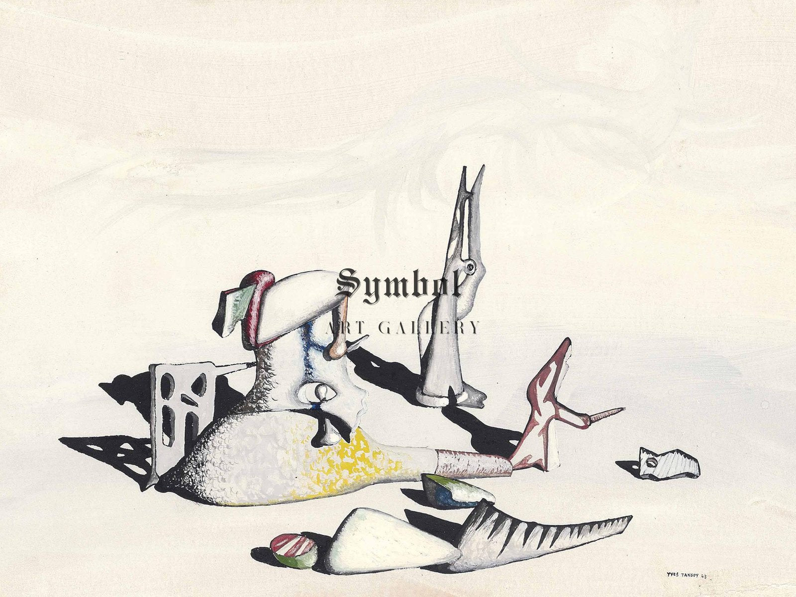 Untitled by Yves Tanguy, 1943, Surrealism and Modern Art, fine art print