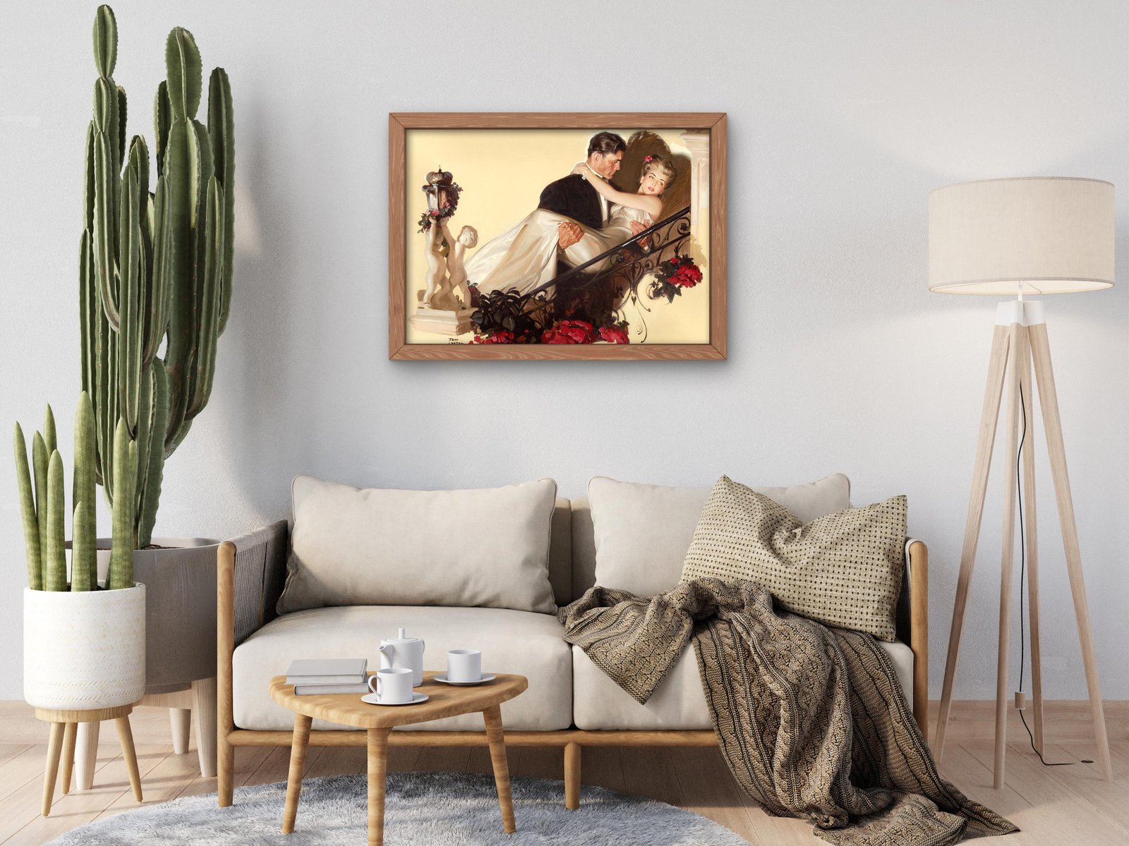 Up the Staircase by Tom Lovell, 1942, Realism and Naturalism, fine art print