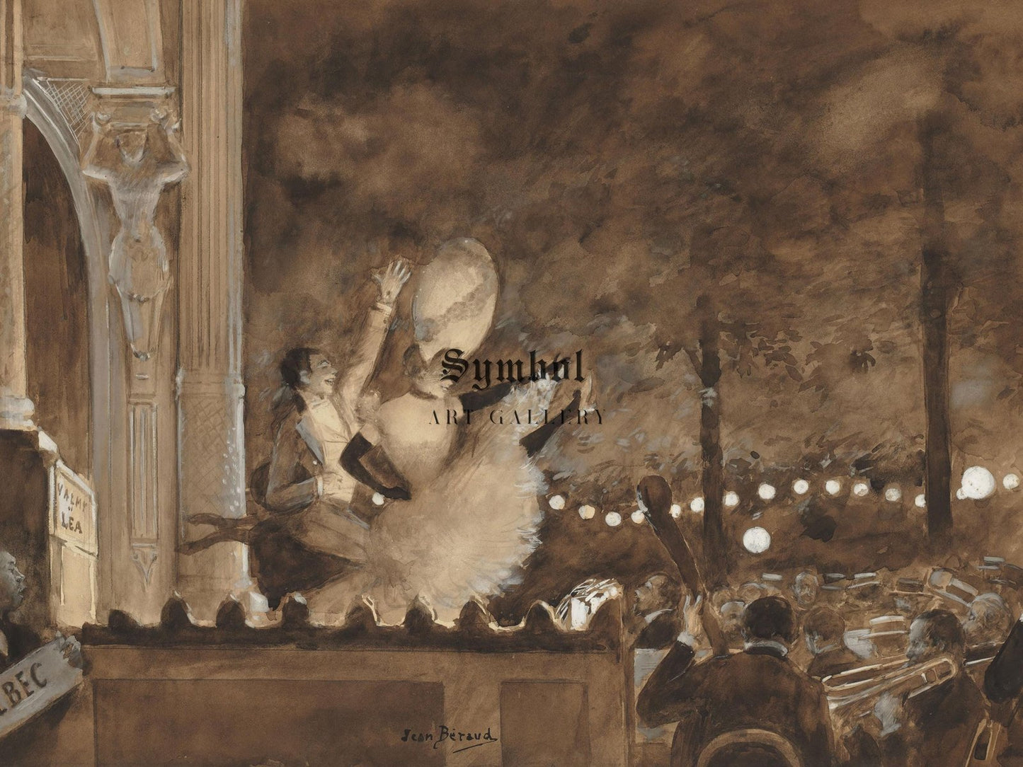 Valmy and Lea by Jean Beraud, 1885, Art Nouveau and Belle Époque, fine art print