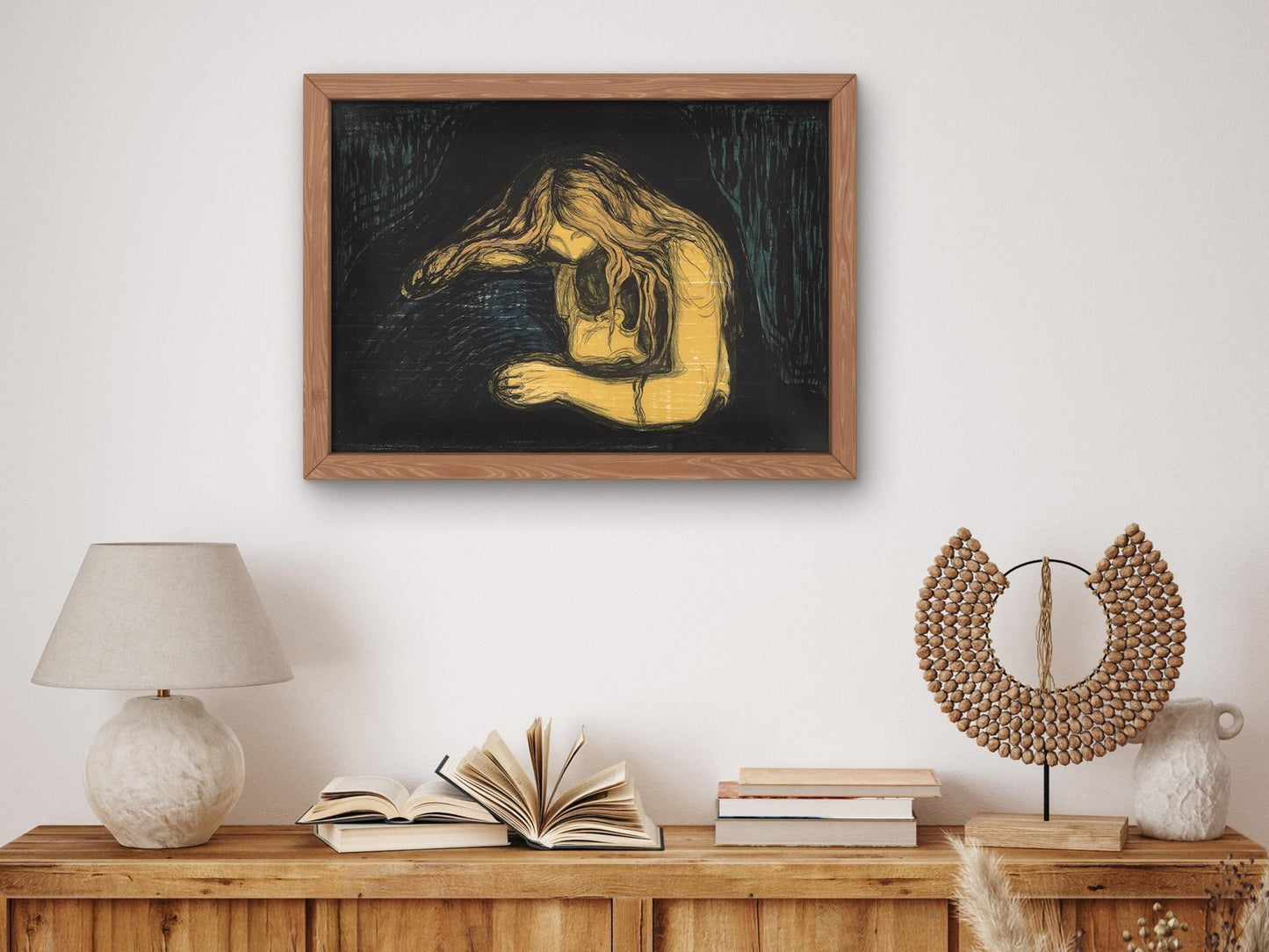 Vampire II by Edvard Munch, 1902, Expressionism, fine art reproduction print