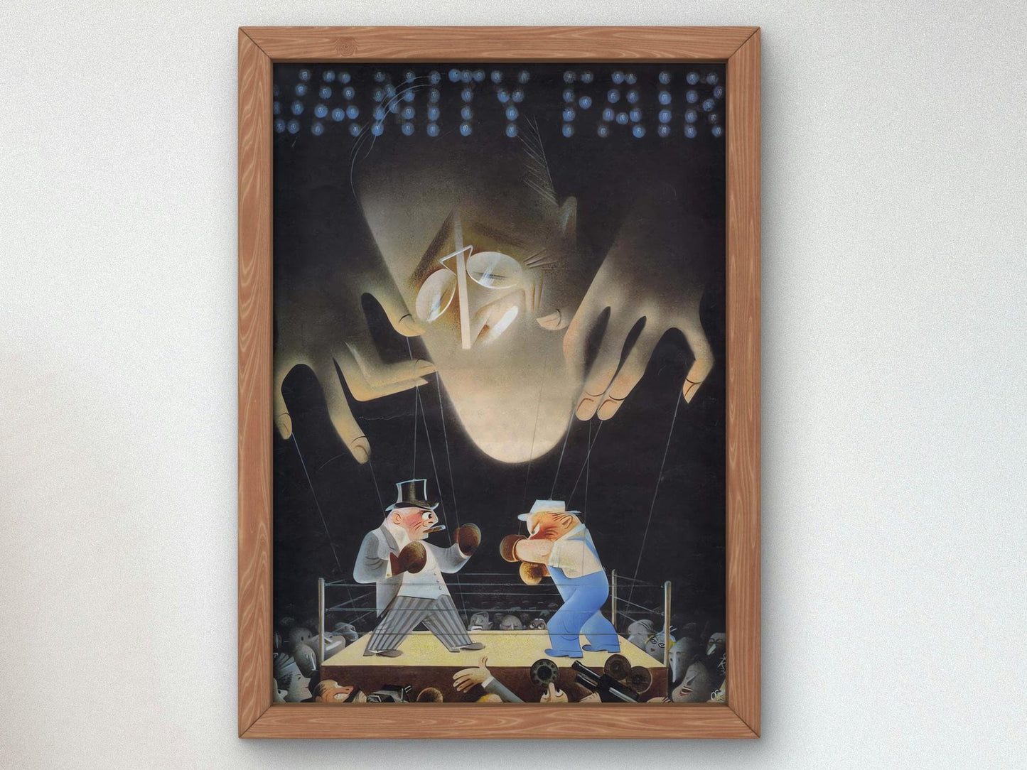 Vanity Fair 1920 magazine cover, Art Deco and American Modernism, fine art print