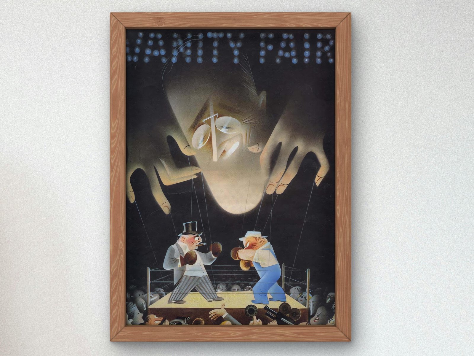 Vanity Fair 1920 magazine cover, Art Deco and American Modernism, fine art print