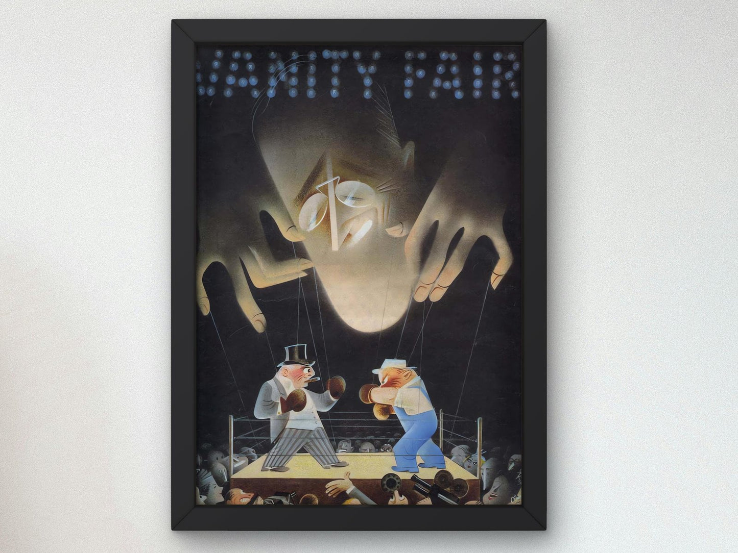 Vanity Fair 1920 magazine cover, Art Deco and American Modernism, fine art print