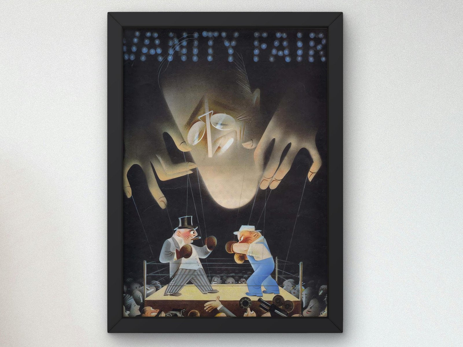 Vanity Fair 1920 magazine cover, Art Deco and American Modernism, fine art print