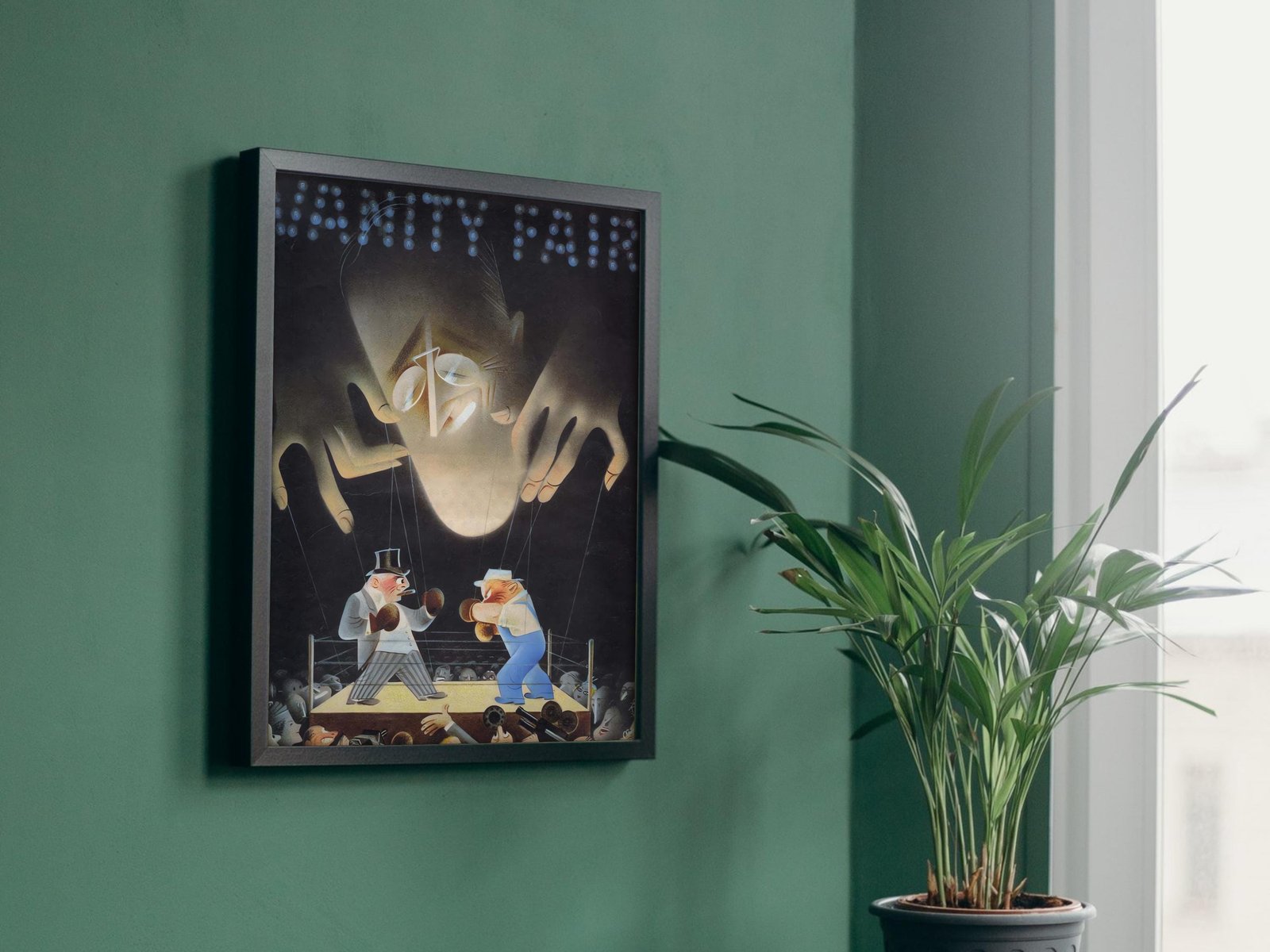Vanity Fair 1920 magazine cover, Art Deco and American Modernism, fine art print