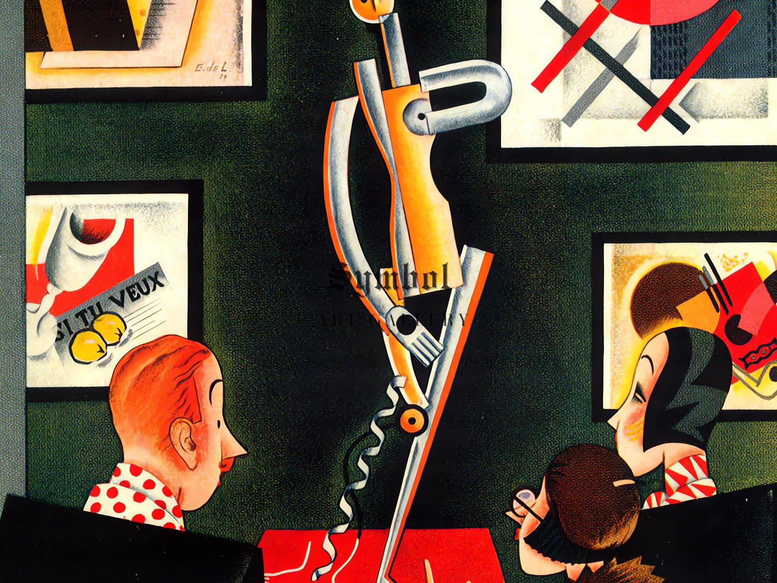 Vanity Fair magazine cover, 1930, Art Deco and American Modernism, fine art print