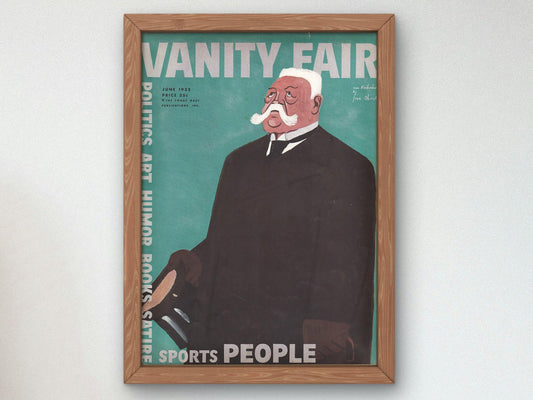 Vanity Fair 1932 magazine cover, Art Deco and American Modernism, fine art print