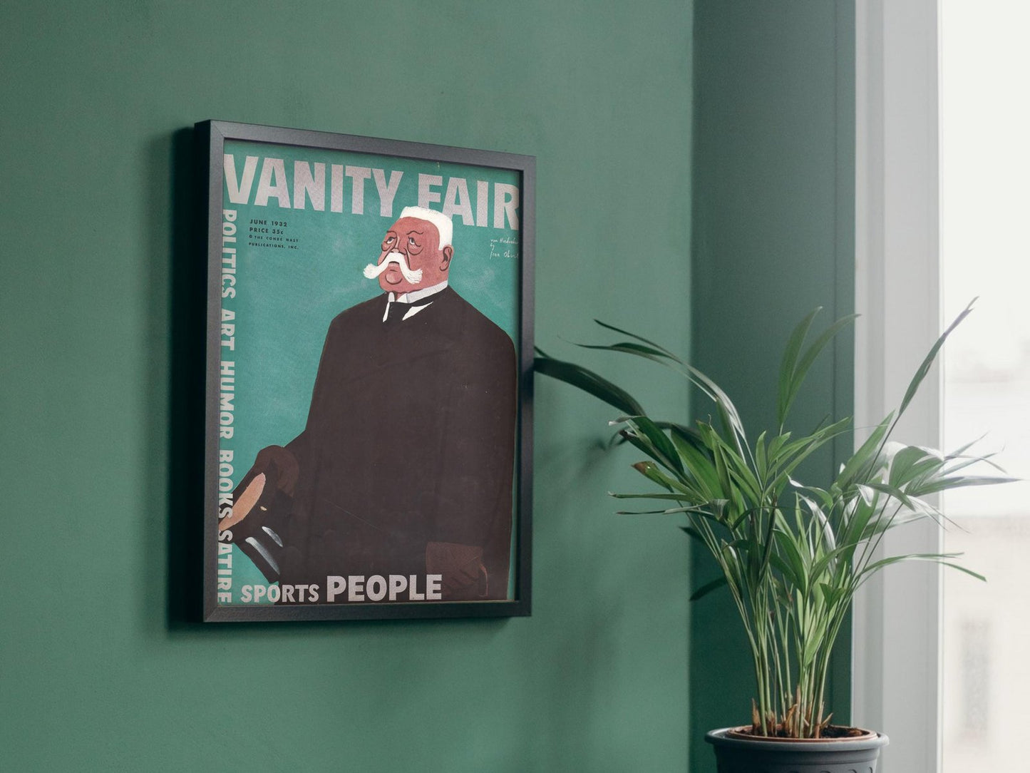 Vanity Fair 1932 magazine cover, Art Deco and American Modernism, fine art print