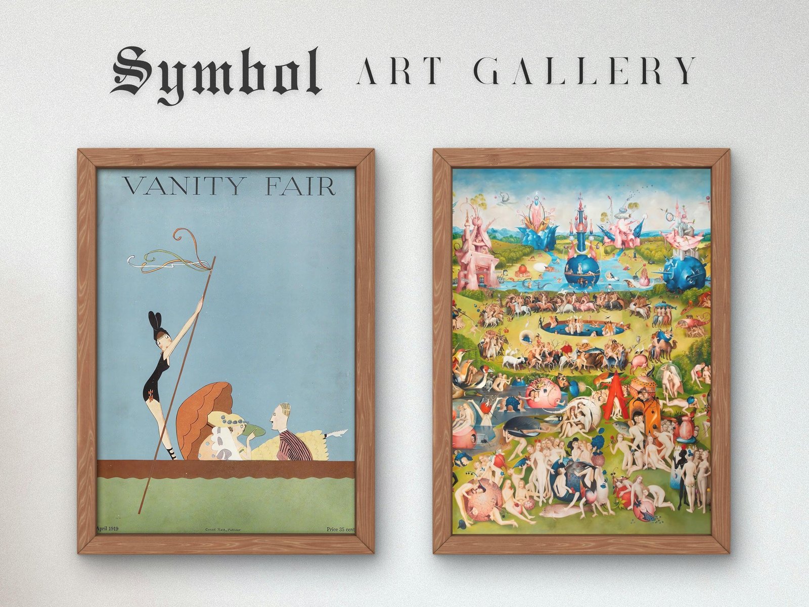Vanity Fair April 1919 magazine cover, Art Deco and American Modernism, fine art print