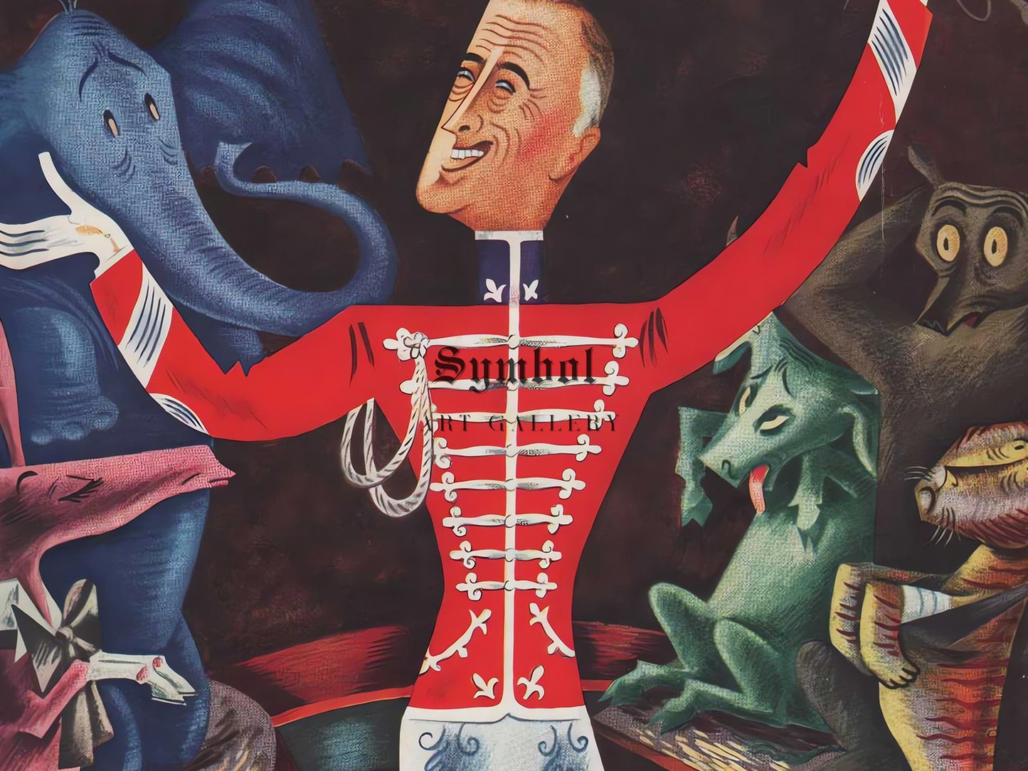 Vanity Fair April 1935 magazine cover, Art Deco and American Modernism, fine art print