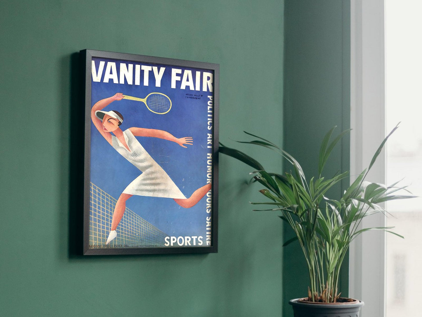 Vanity Fair August 1932 by Miguel Covarrubias, Art Deco and American Modernism, fine art print
