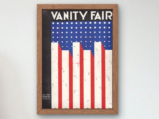 Vanity Fair Cover by Unknown, 1931, Art Deco and American Modernism, fine art print