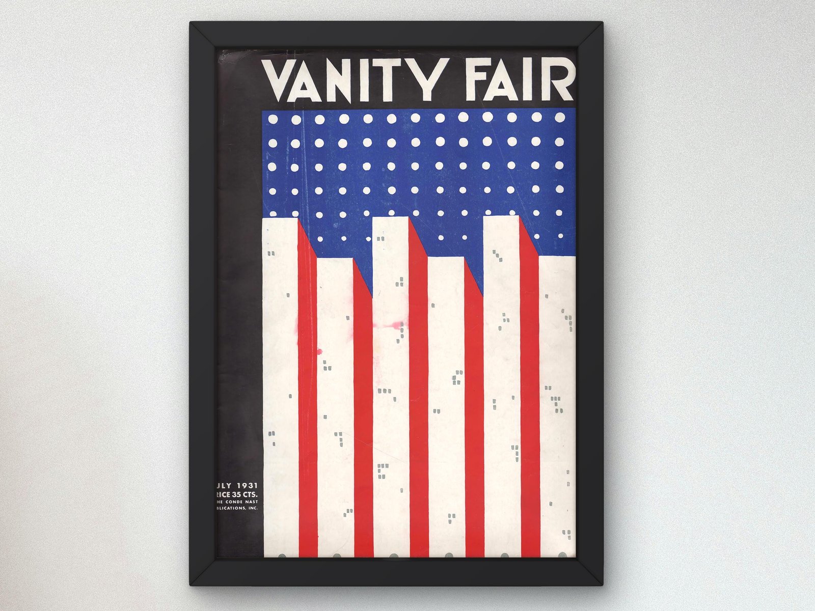 Vanity Fair Cover by Unknown, 1931, Art Deco and American Modernism, fine art print