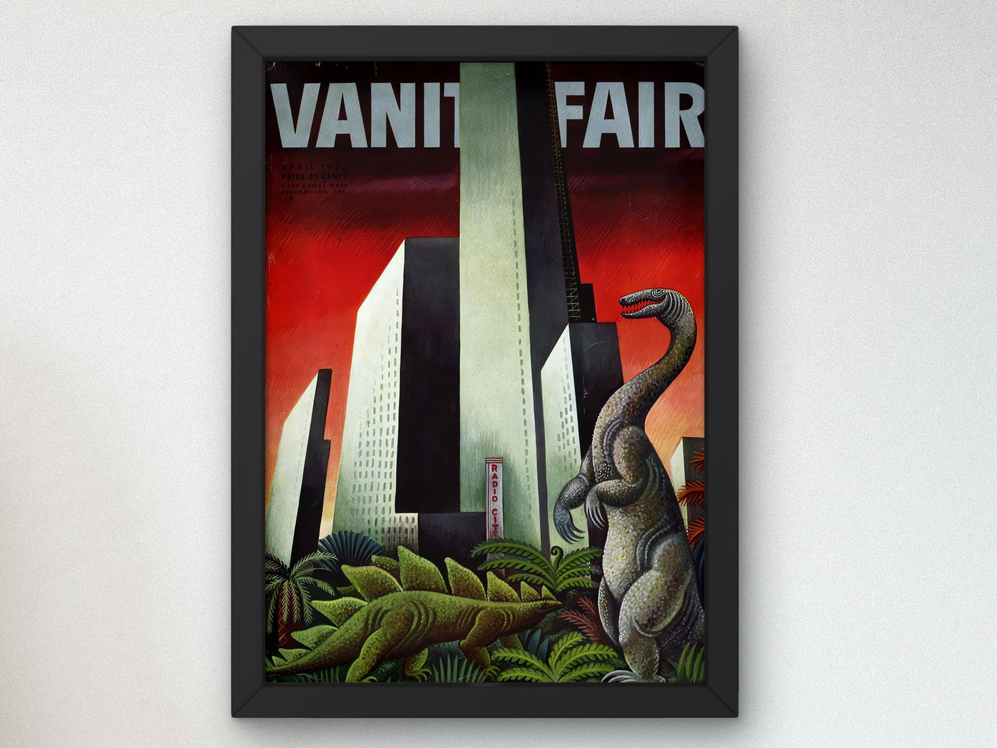 Vanity Fair Cover, Miguel Covarrubias, 1927, Art Deco and American Modernism, fine art print