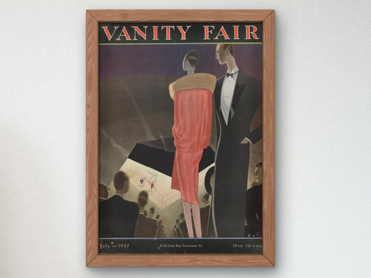 Vanity Fair Cover July 1927, Art Deco and American Modernism, fine art print
