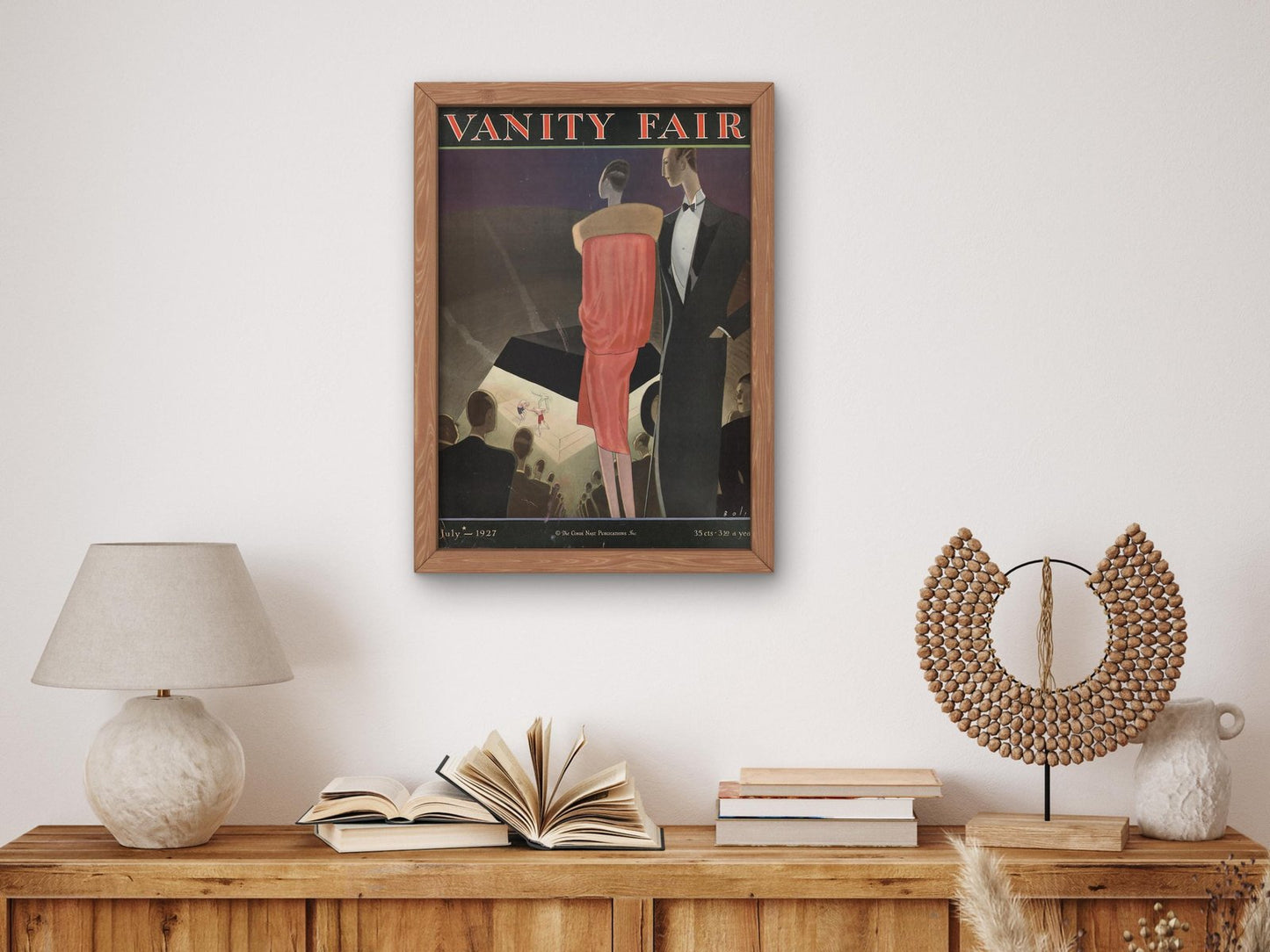 Vanity Fair Cover July 1927, Art Deco and American Modernism, fine art print