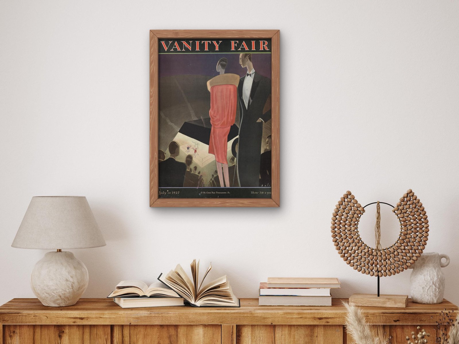 Vanity Fair Cover July 1927, Art Deco and American Modernism, fine art print