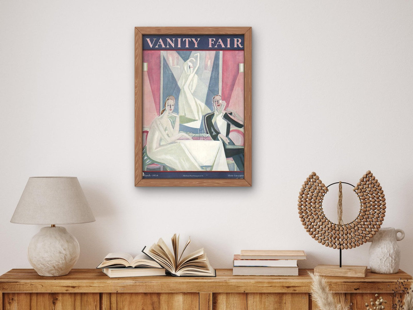 Vanity Fair Cover, March 1924, Art Deco and American Modernism, fine art print