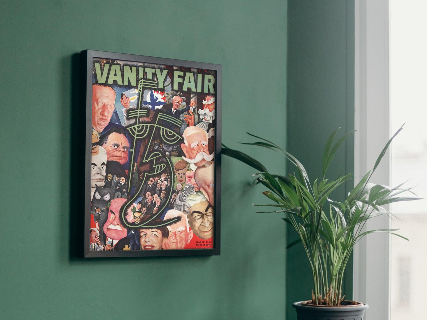 Vanity Fair Cover March 1934 by Miguel Covarrubias, Art Deco and American Modernism, fine art print