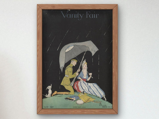 Vanity Fair magazine cover, May 1918, Art Deco and American Modernism, fine art print