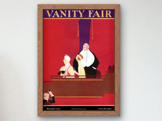 Vanity Fair magazine cover, November 1922, Art Deco and American Modernism, fine art print