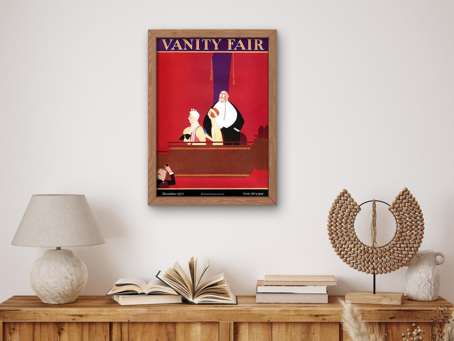Vanity Fair magazine cover, November 1922, Art Deco and American Modernism, fine art print