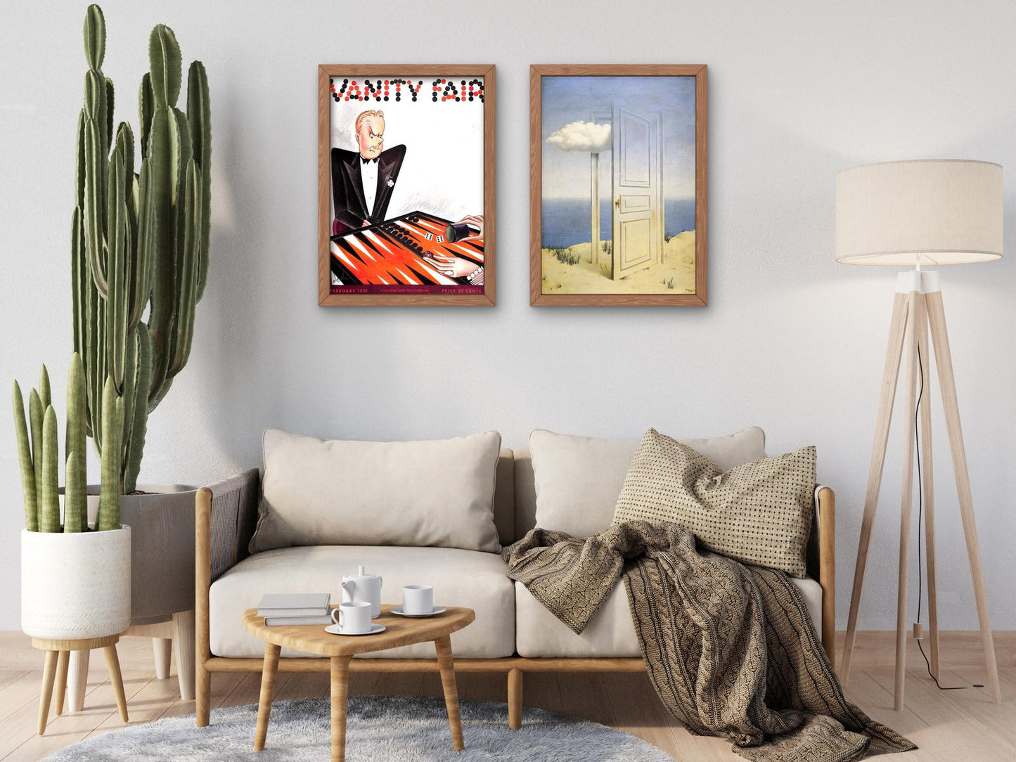 Vanity Fair February 1931 magazine cover, Art Deco and American Modernism, fine art print