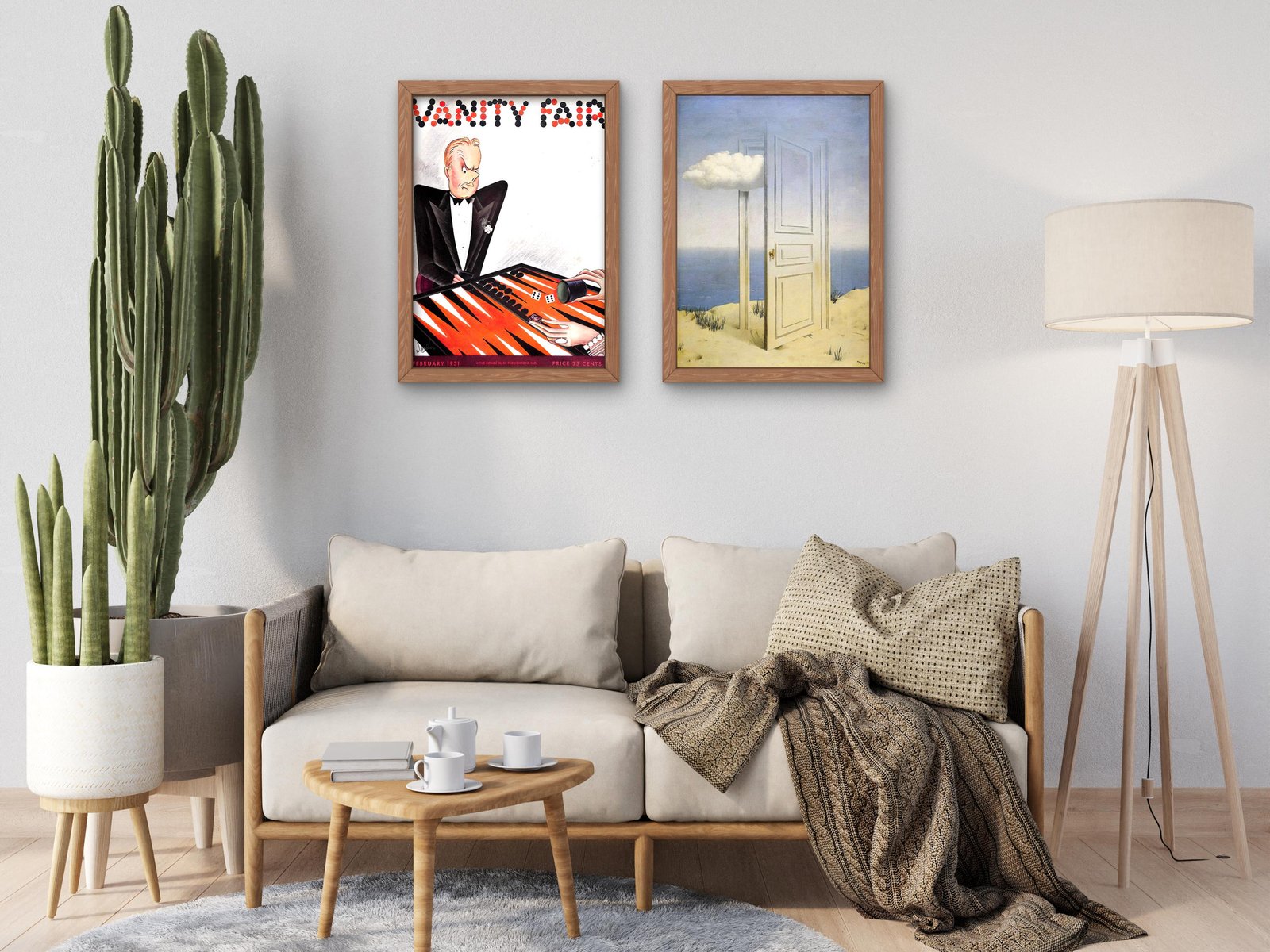 Vanity Fair February 1931 magazine cover, Art Deco and American Modernism, fine art print