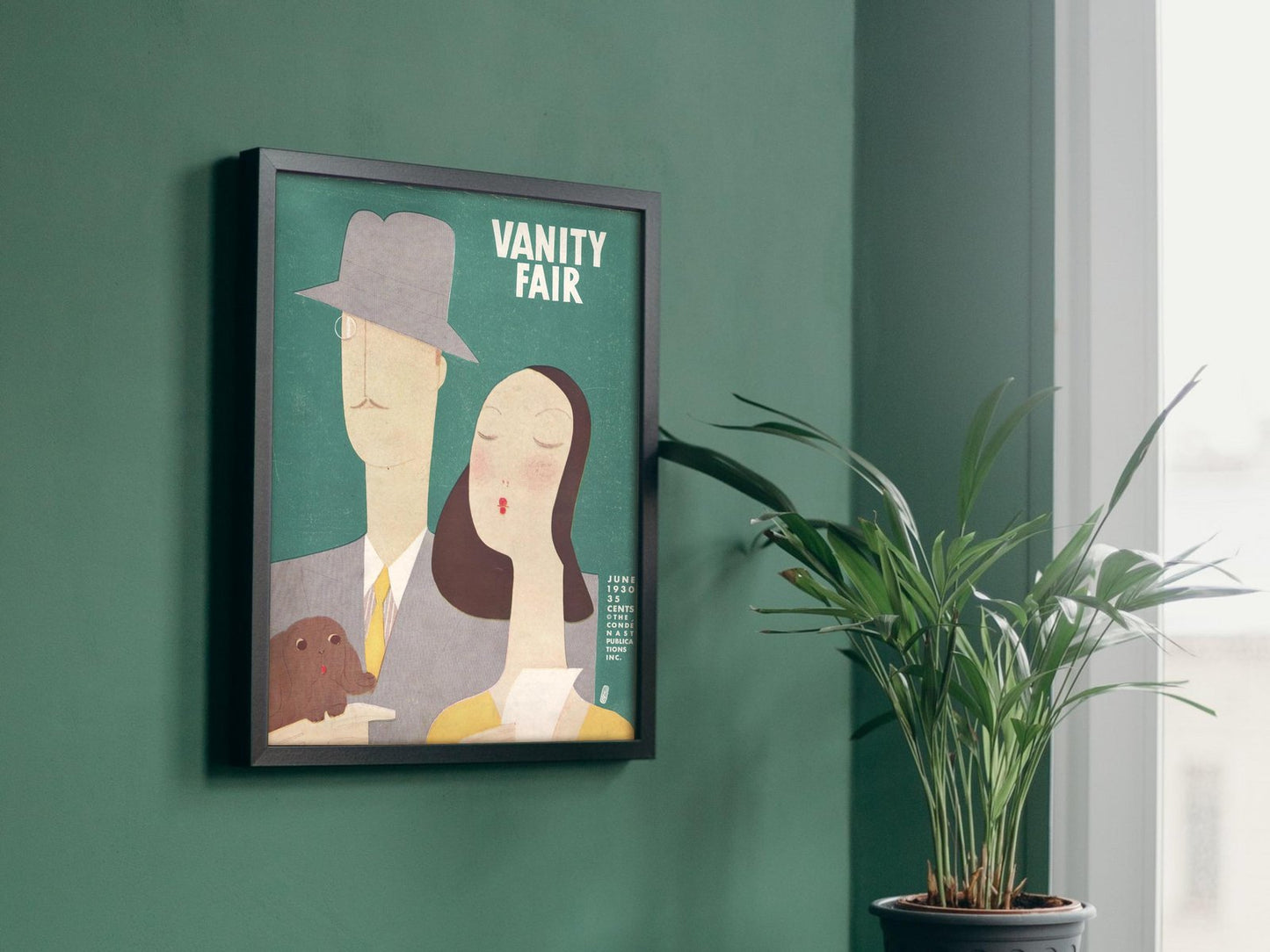 Vanity Fair June 1930 magazine cover, Art Deco and American Modernism, fine art print