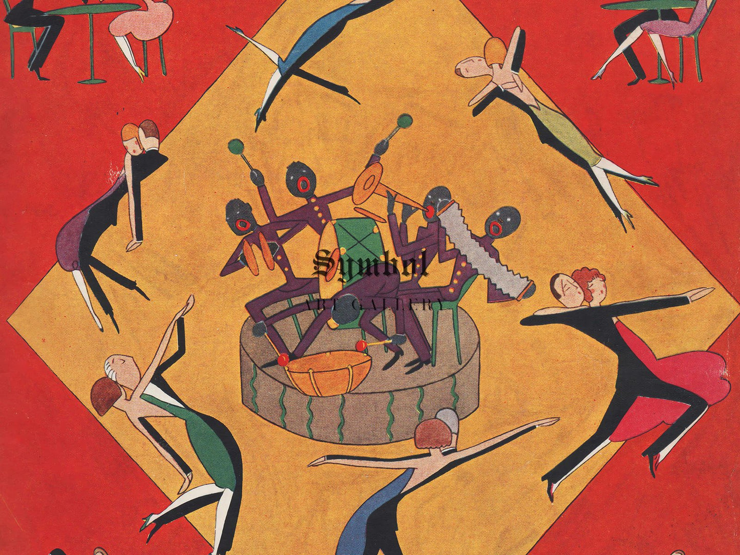Vanity Fair May 1925 magazine cover, Art Deco and American Modernism, fine art print