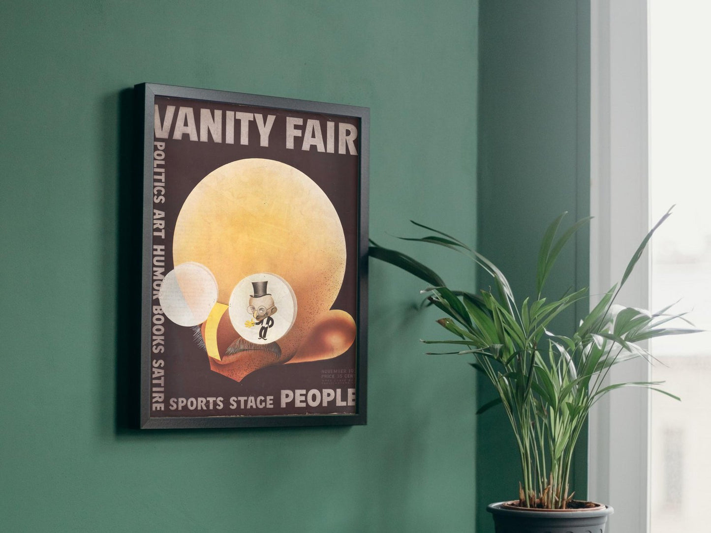 Vanity Fair November 1931 magazine cover, Art Deco and American Modernism, fine art print