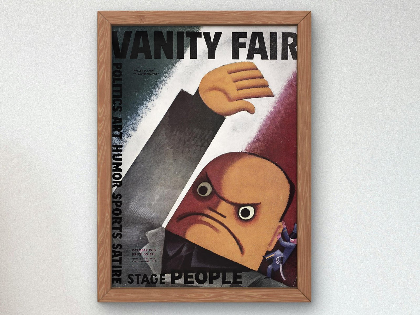 Vanity Fair October 1932 by Miguel Covarrubias, Art Deco and American Modernism, fine art print