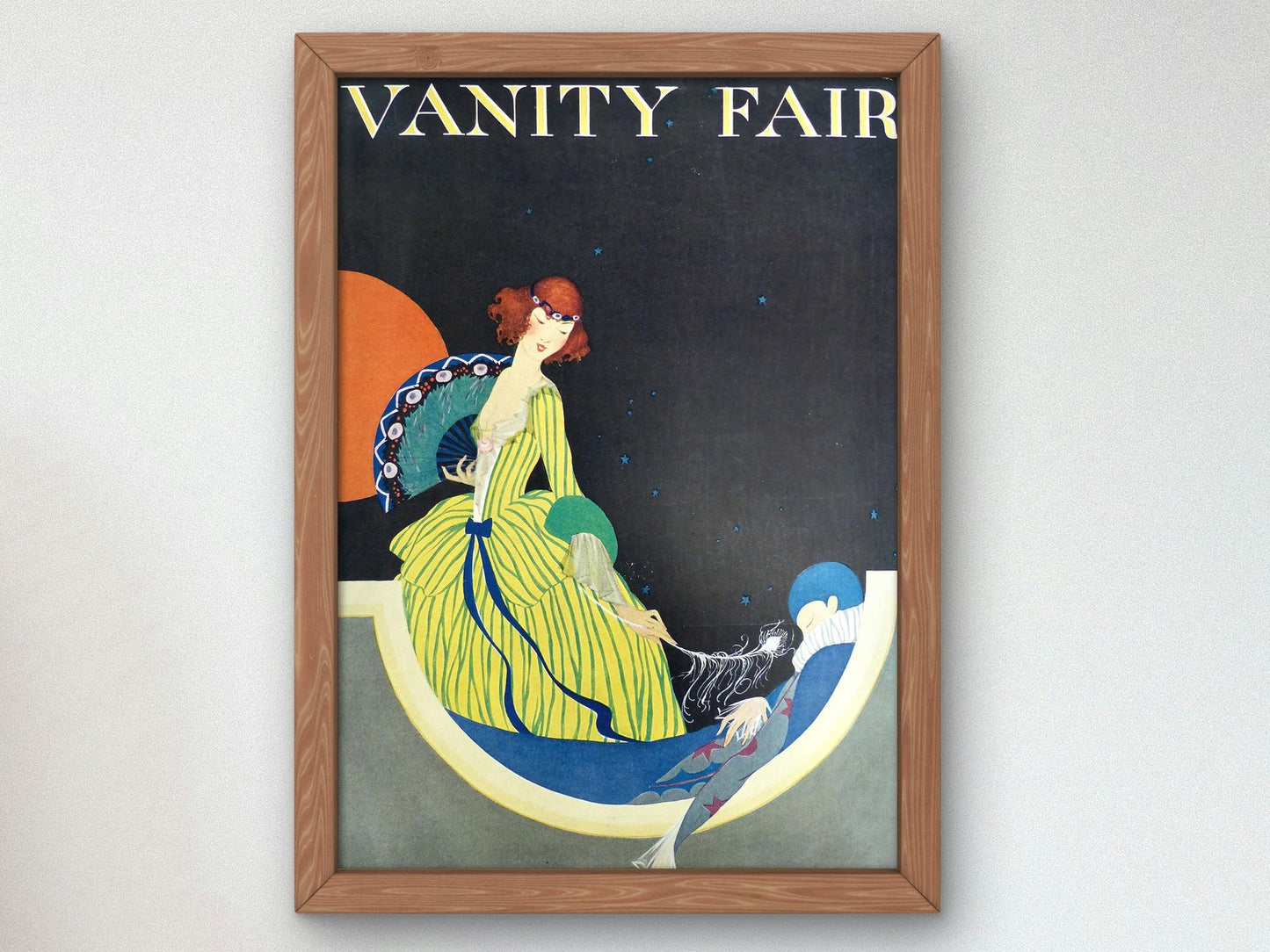 Vanity Fair September 1915 magazine cover, Art Deco and American Modernism, fine art print