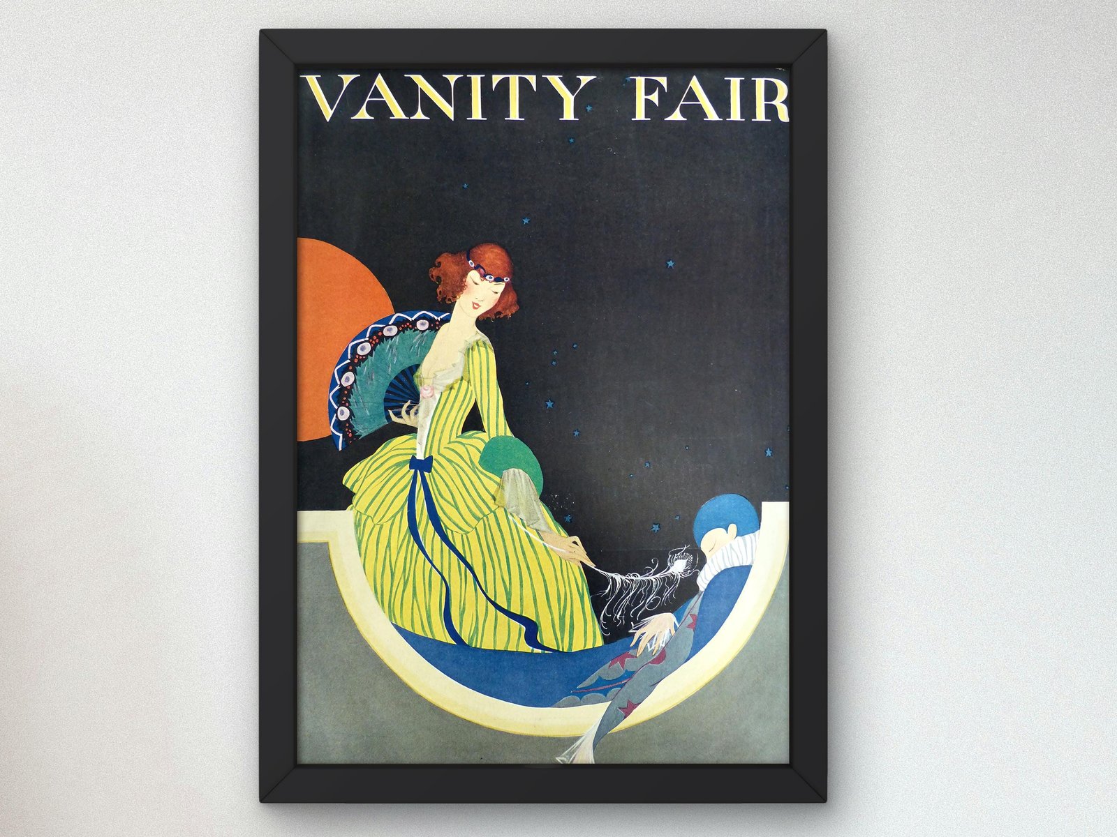 Vanity Fair September 1915 magazine cover, Art Deco and American Modernism, fine art print