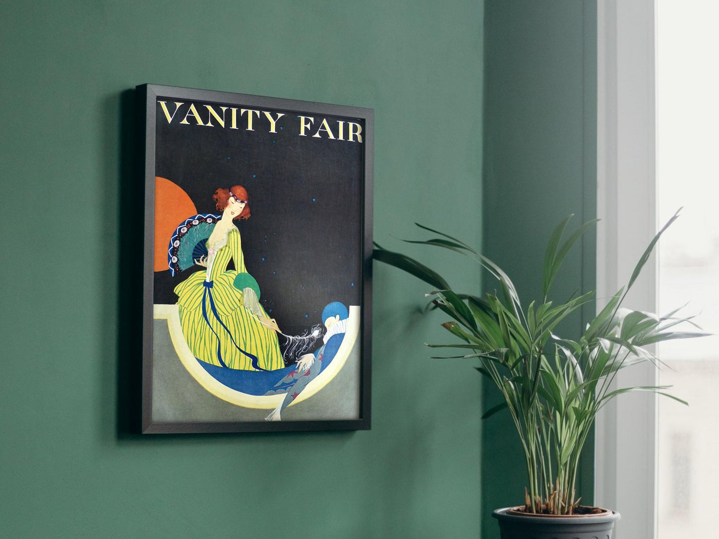 Vanity Fair September 1915 magazine cover, Art Deco and American Modernism, fine art print