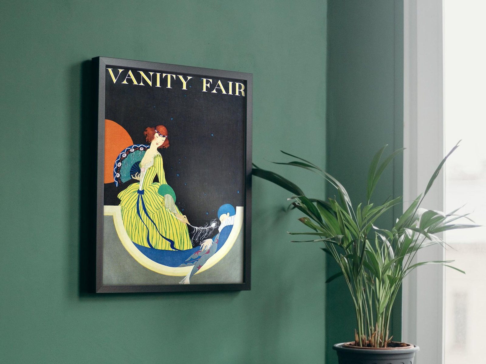 Vanity Fair September 1915 magazine cover, Art Deco and American Modernism, fine art print
