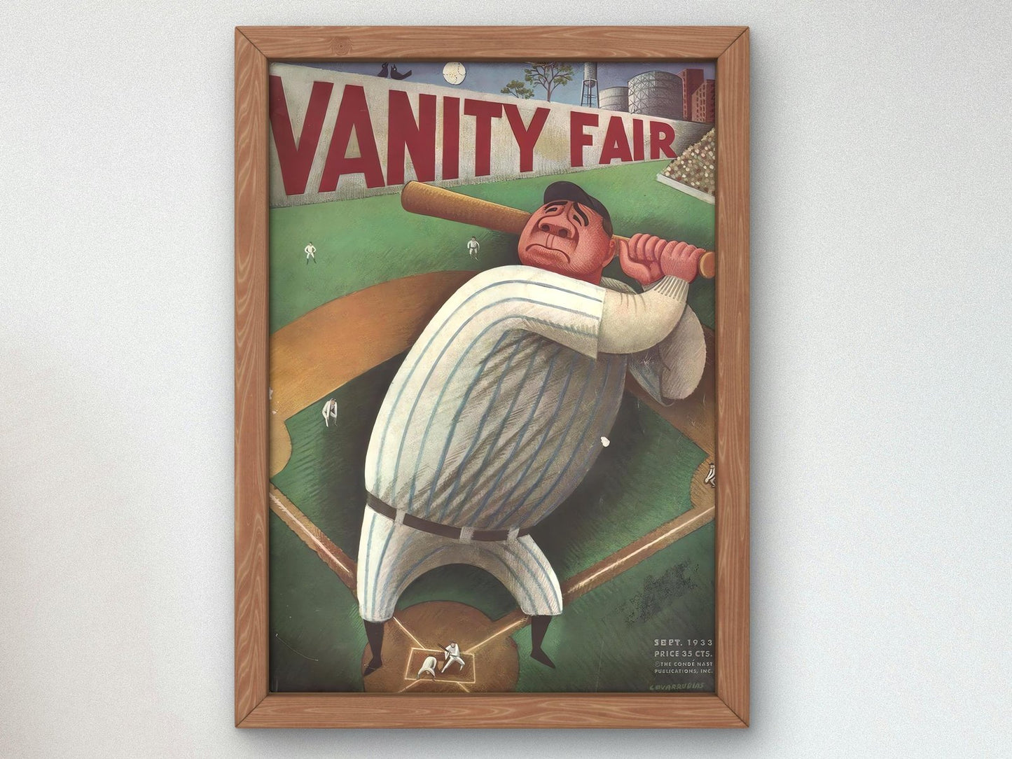 Vanity Fair September 1933 by Miguel Covarrubias, Art Deco and American Modernism, fine art print