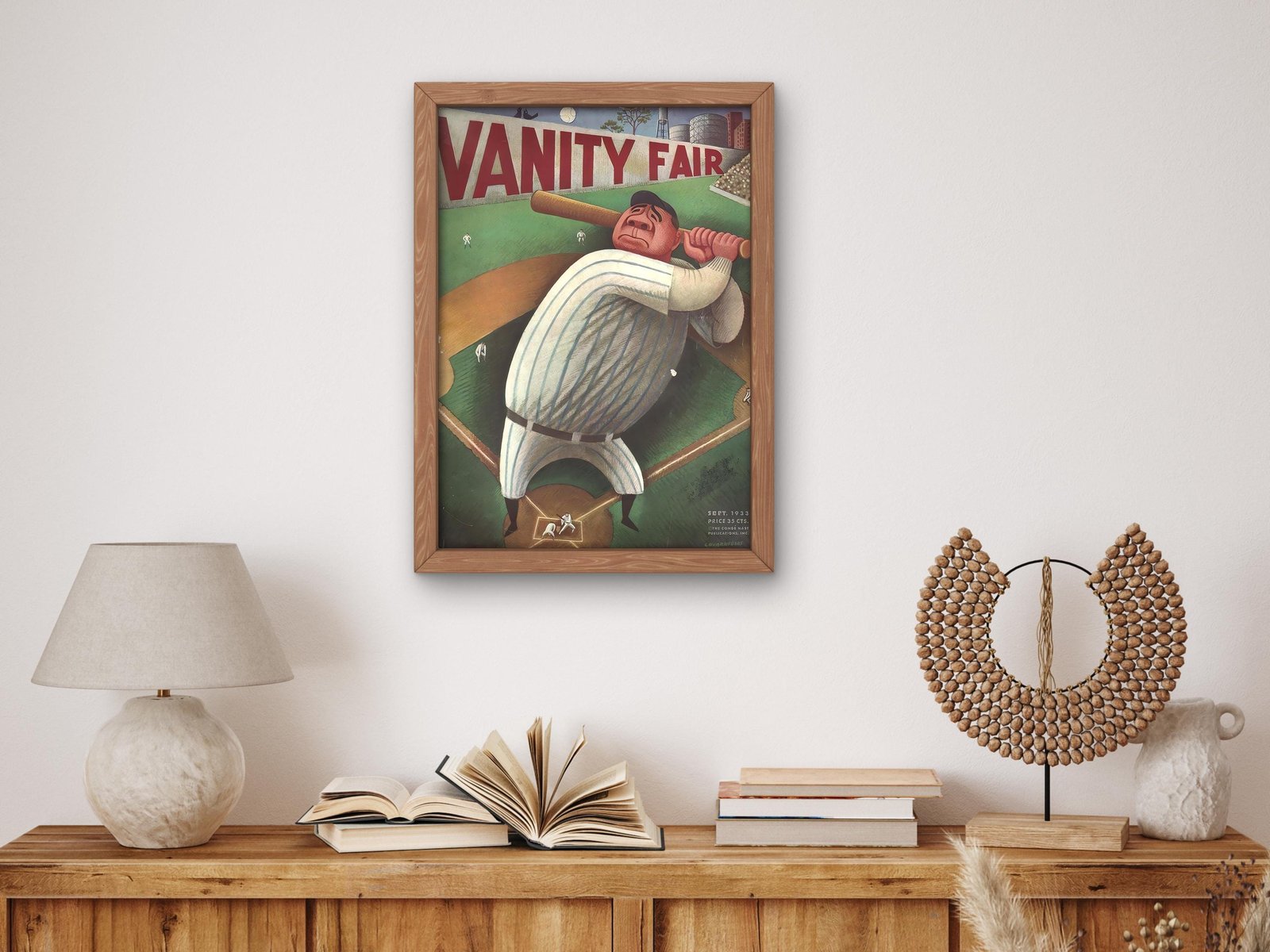 Vanity Fair September 1933 by Miguel Covarrubias, Art Deco and American Modernism, fine art print