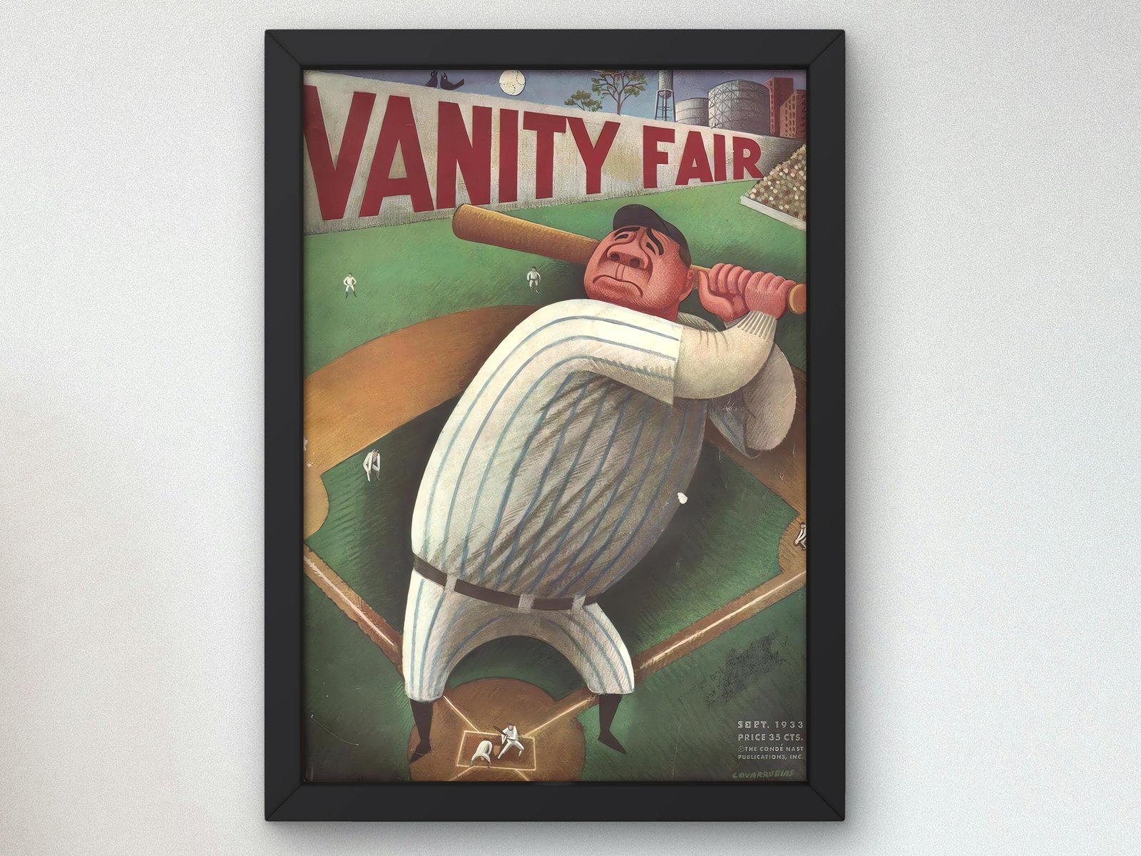 Vanity Fair September 1933 by Miguel Covarrubias, Art Deco and American Modernism, fine art print