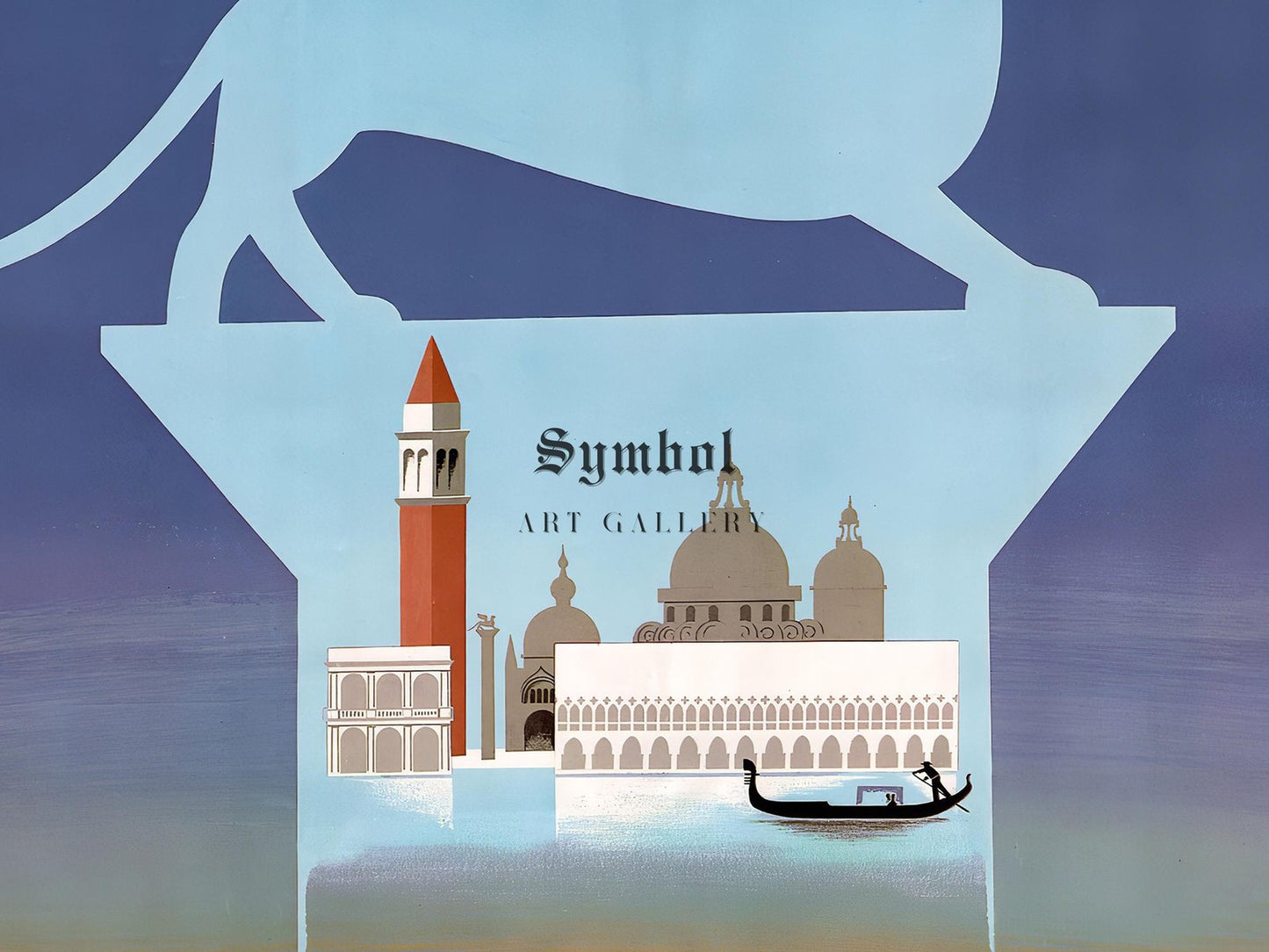 Venice Orient Express vintage advertisement by Pierre Fix-Masseau, circa 1920, Art Deco and Vintage Ads, fine art print