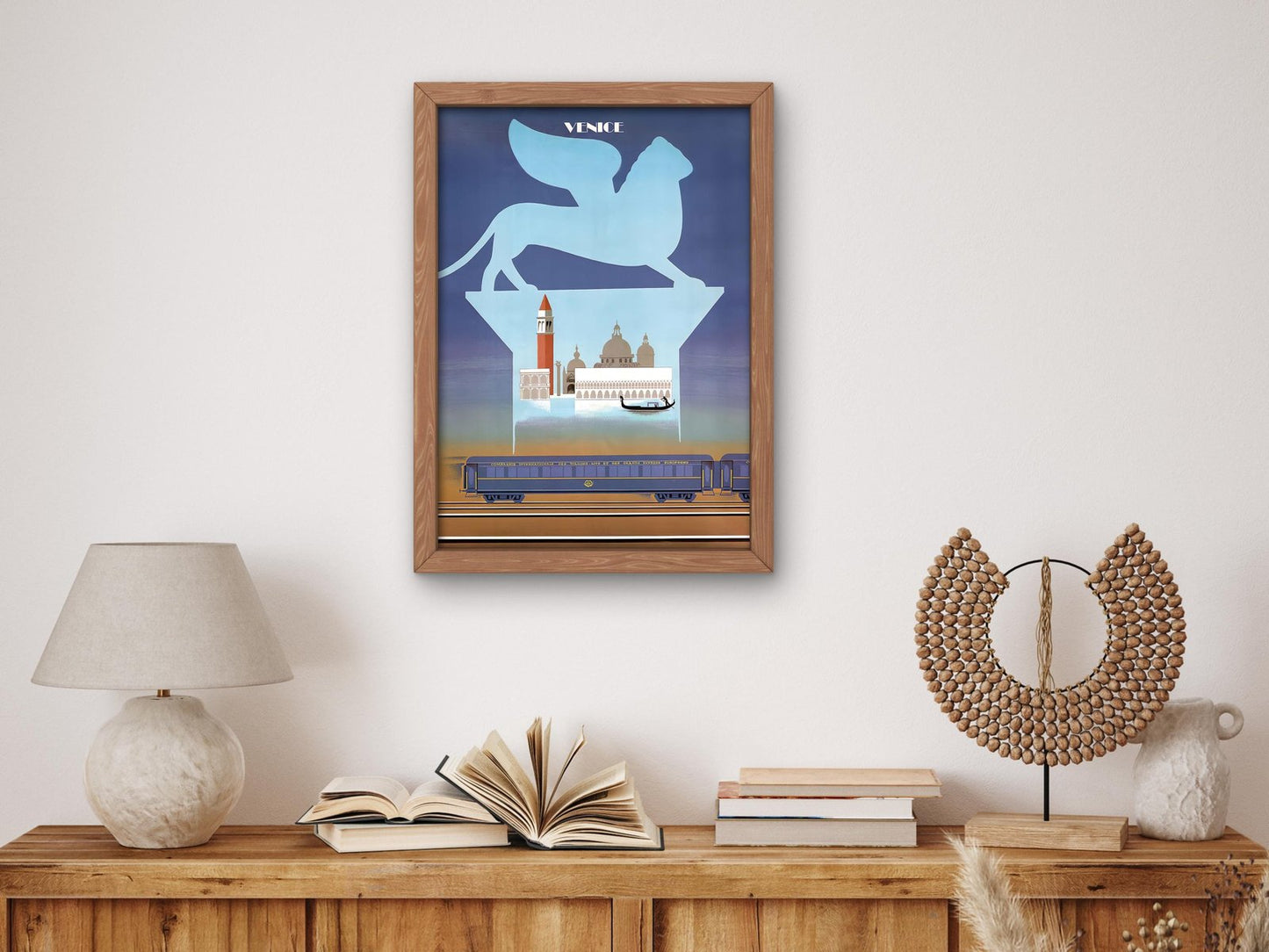 Venice Orient Express vintage advertisement by Pierre Fix-Masseau, circa 1920, Art Deco and Vintage Ads, fine art print