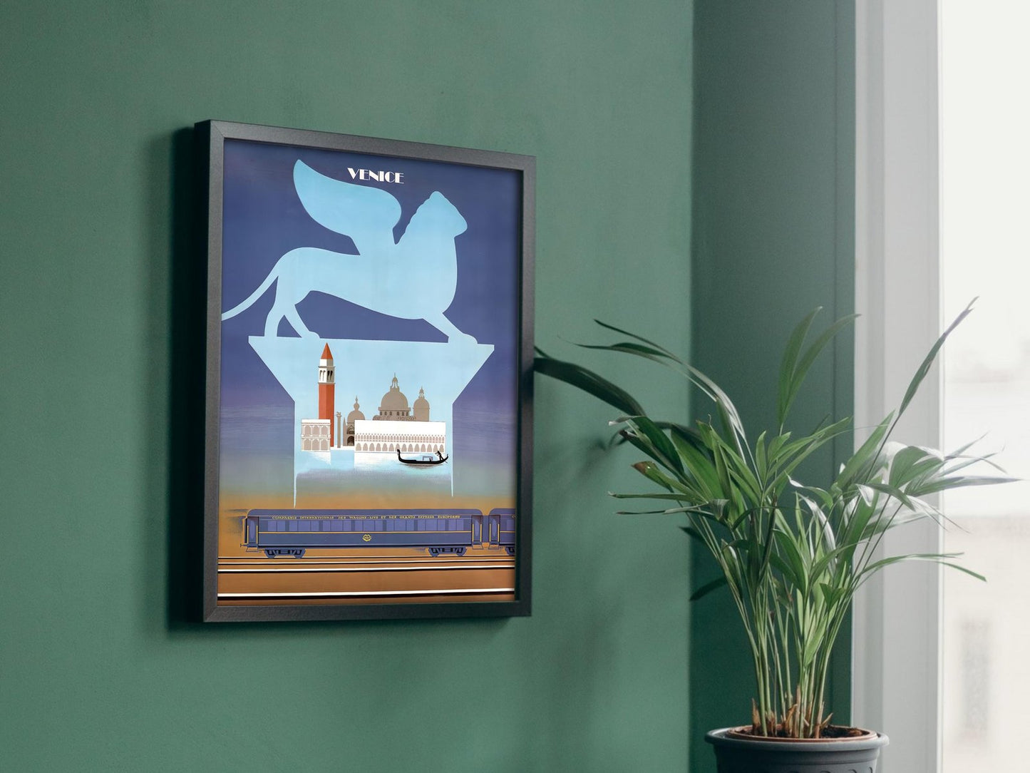 Venice Orient Express vintage advertisement by Pierre Fix-Masseau, circa 1920, Art Deco and Vintage Ads, fine art print