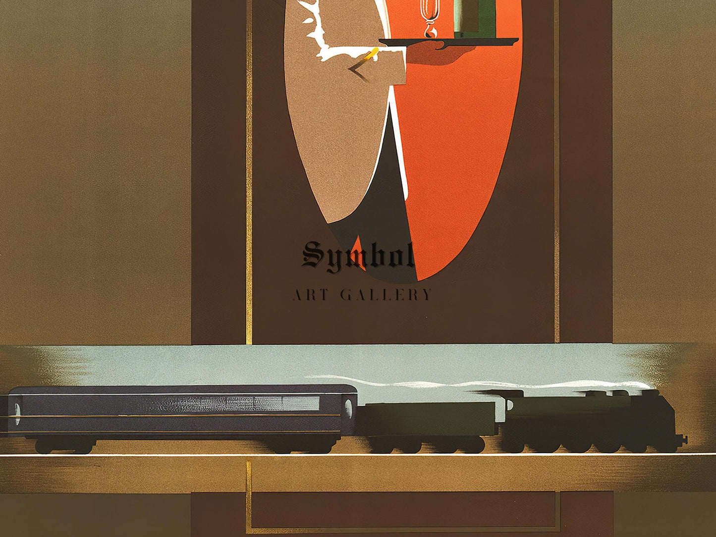 Venice Simplon Orient Express by Pierre Fix-Masseau, 1930, Vintage Ads and Posters, fine art print