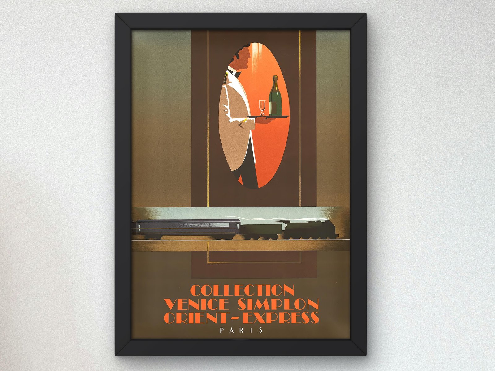 Venice Simplon Orient Express by Pierre Fix-Masseau, 1930, Vintage Ads and Posters, fine art print