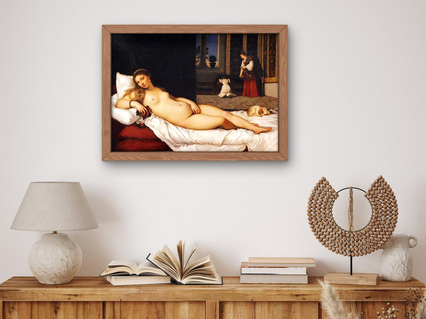 Venus of Urbino by Titian, 1538, Renaissance, fine art print