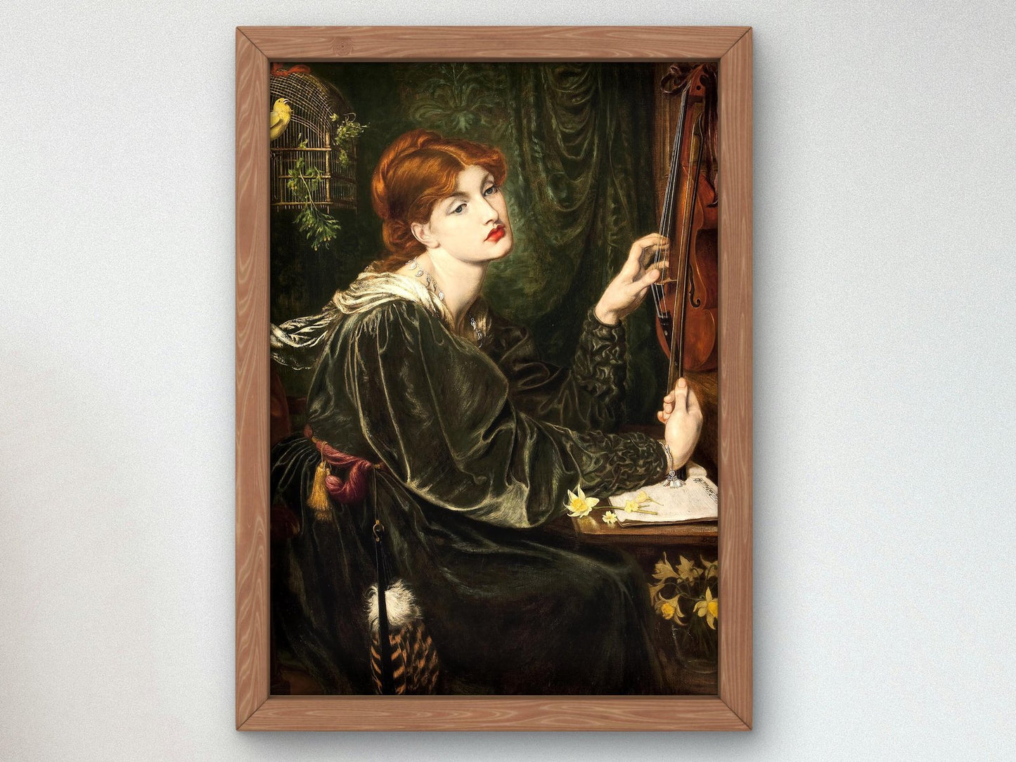 Veronica Veronese by Dante Gabriel Rossetti, 1872, Pre-Raphaelites and Symbolism, fine art print