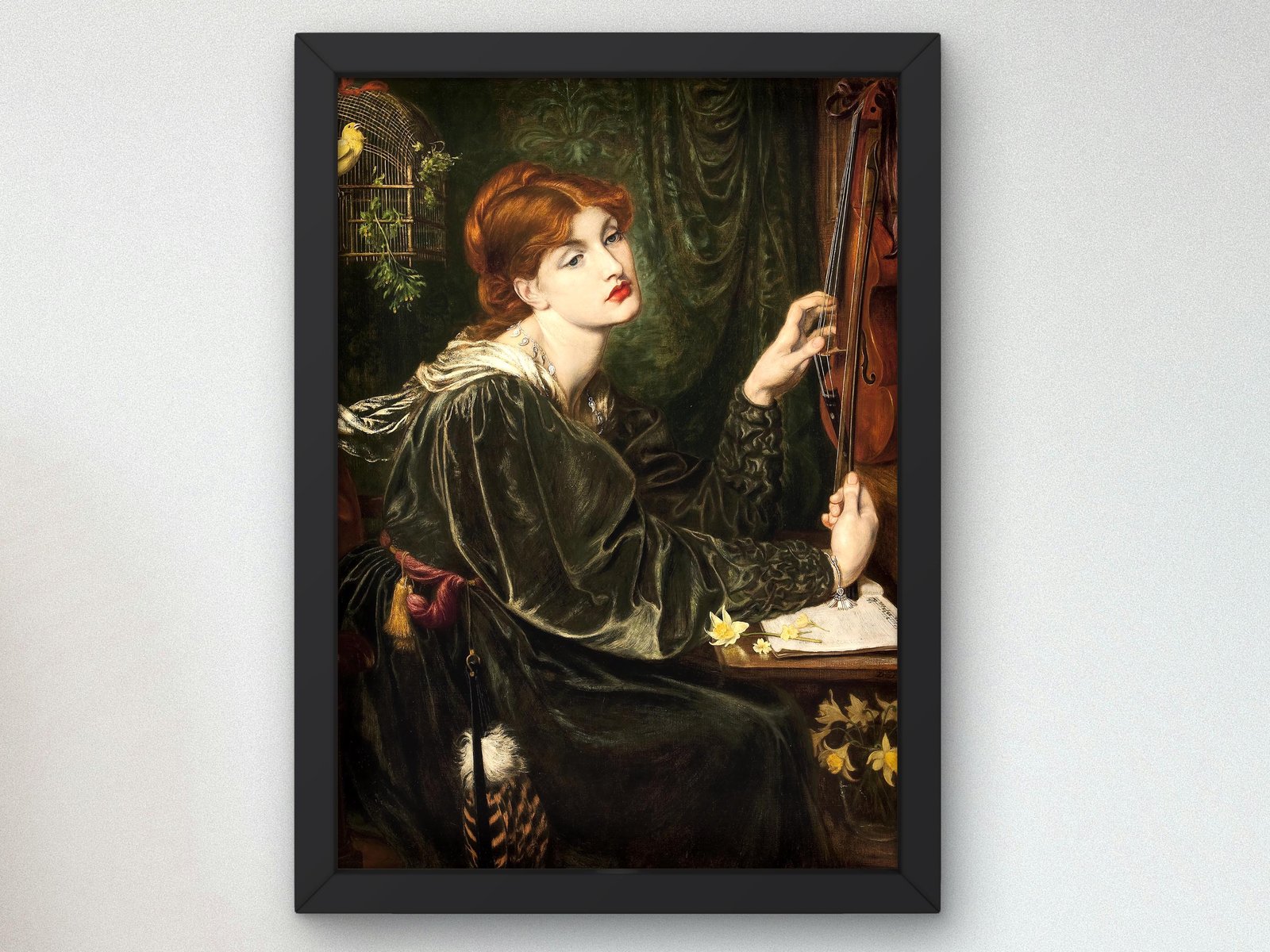 Veronica Veronese by Dante Gabriel Rossetti, 1872, Pre-Raphaelites and Symbolism, fine art print