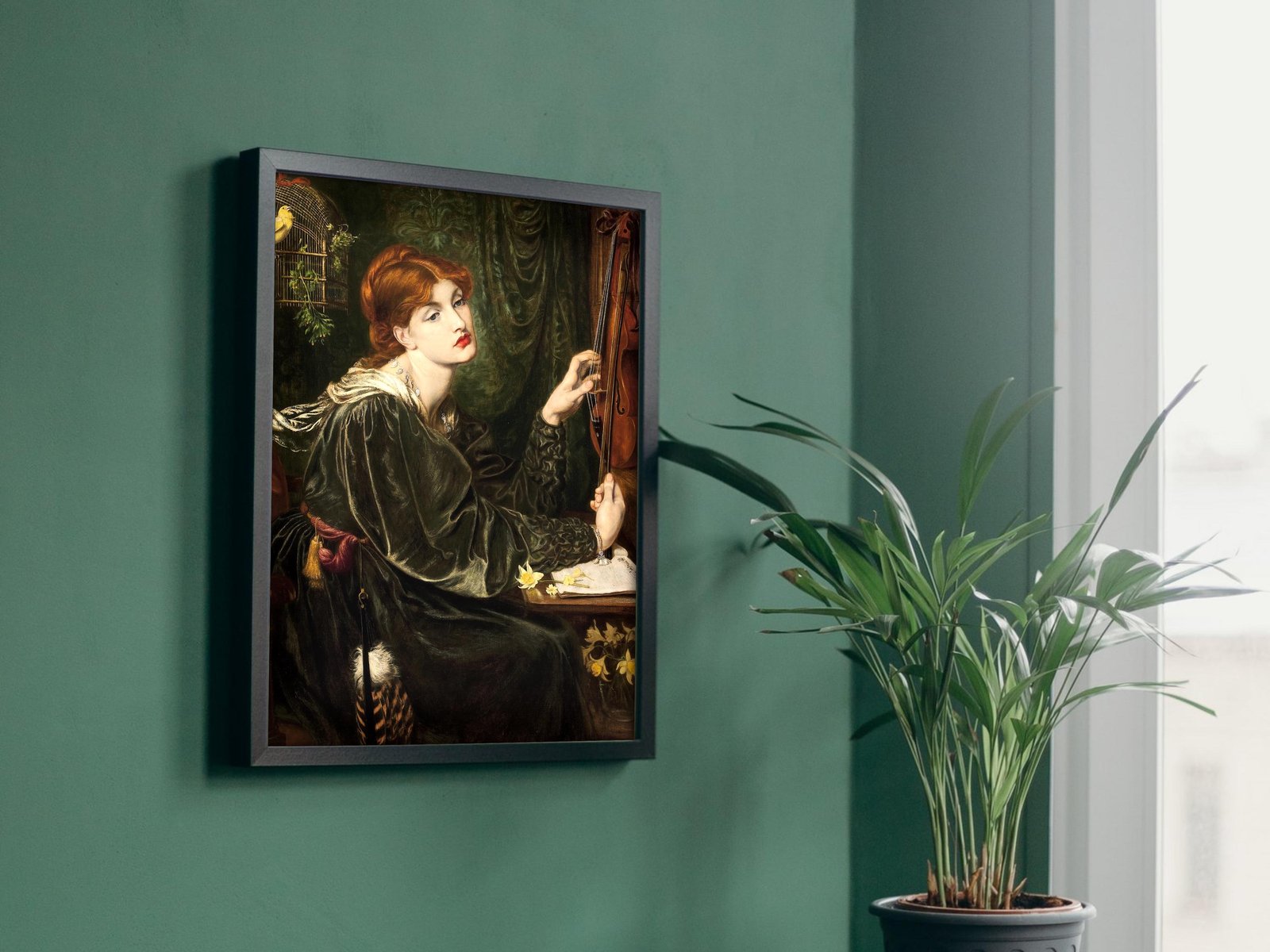 Veronica Veronese by Dante Gabriel Rossetti, 1872, Pre-Raphaelites and Symbolism, fine art print