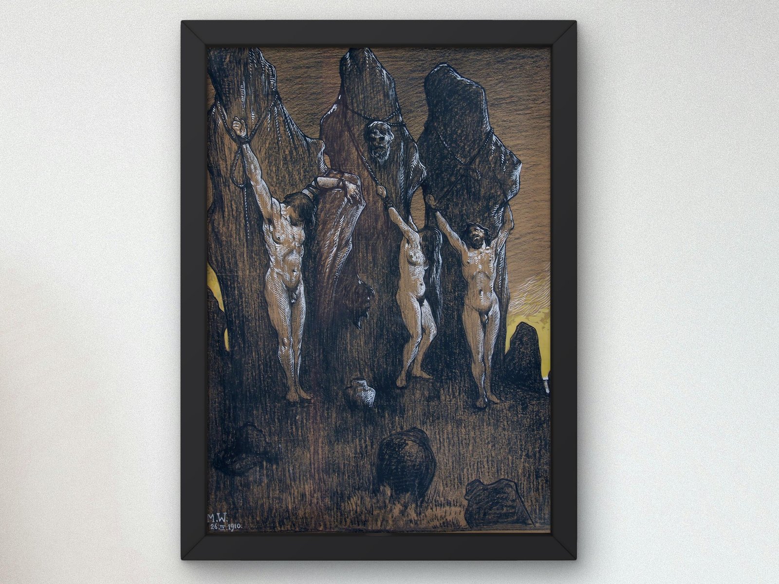 Victims by Marian Wawrzeniecki, 1900, Art Nouveau and Belle Époque, fine art print